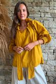 Larc Poet Blouse Mustard